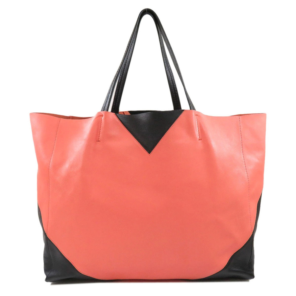 Celine Bag Cabas Leather Tote Black